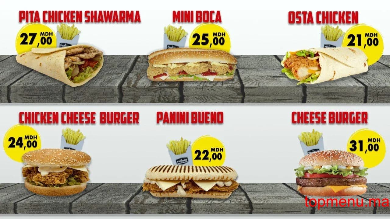 Restaurant Primos – Agdal menu page 3 Primos – Agdal menu page 3