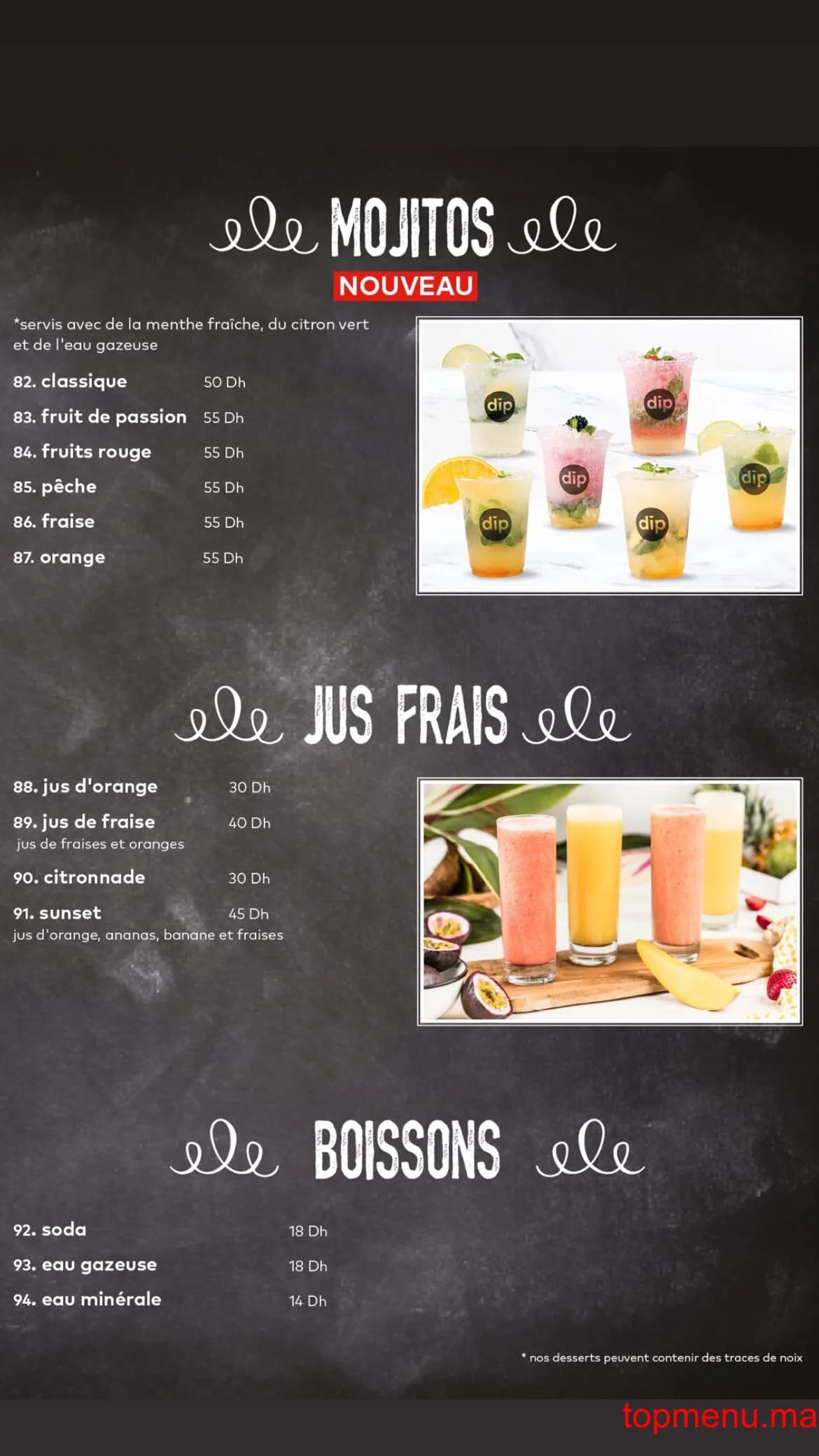 Restaurant dip n dip Hay Ryad menu page 12 dip n dip Hay Ryad menu page 12