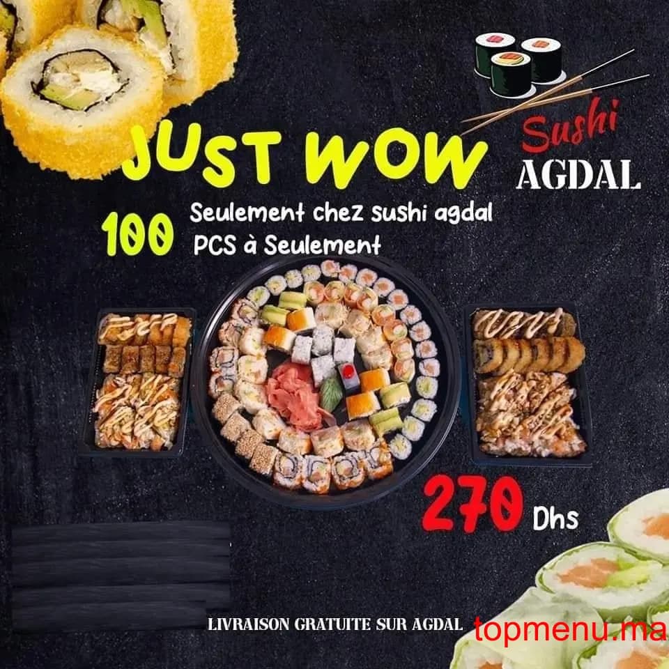 Restaurant SUSHI AGDAL menu page 5 SUSHI AGDAL menu page 5