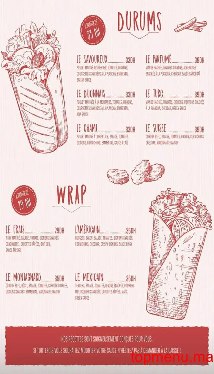 Restaurant Sigma Kitchens menu page 3 Sigma Kitchens menu page 3