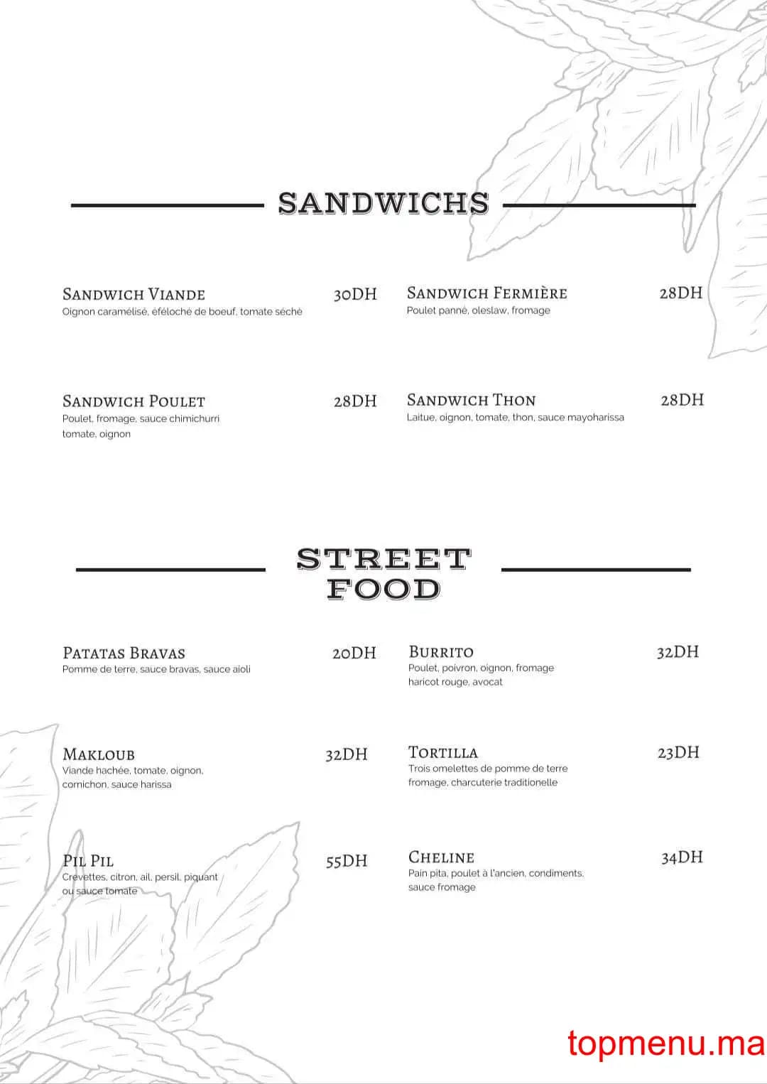 Restaurant Restaurant la signature menu page 5 Restaurant la signature menu page 5