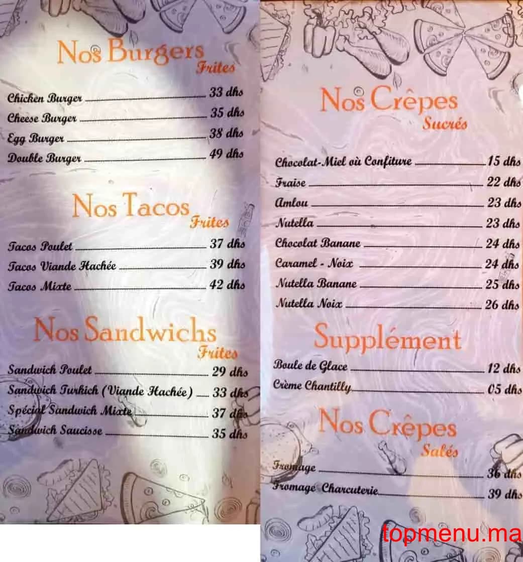 Restaurant Le relais du jour menu page 4 Le relais du jour menu page 4