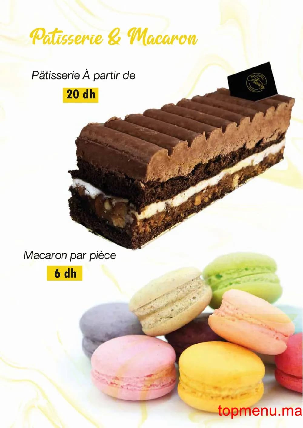 Restaurant Flavory Coffee House menu page 15 Flavory Coffee House menu page 15