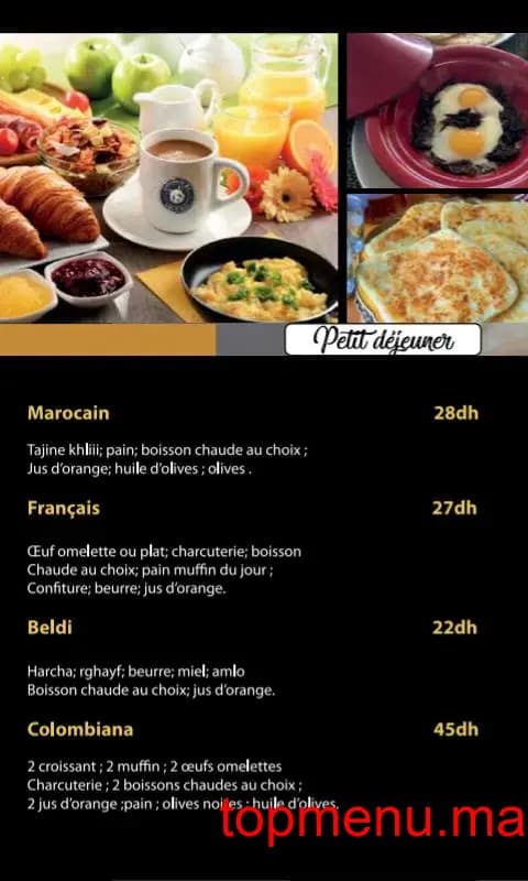 Restaurant Colombiana Ice menu page 3 Colombiana Ice menu page 3