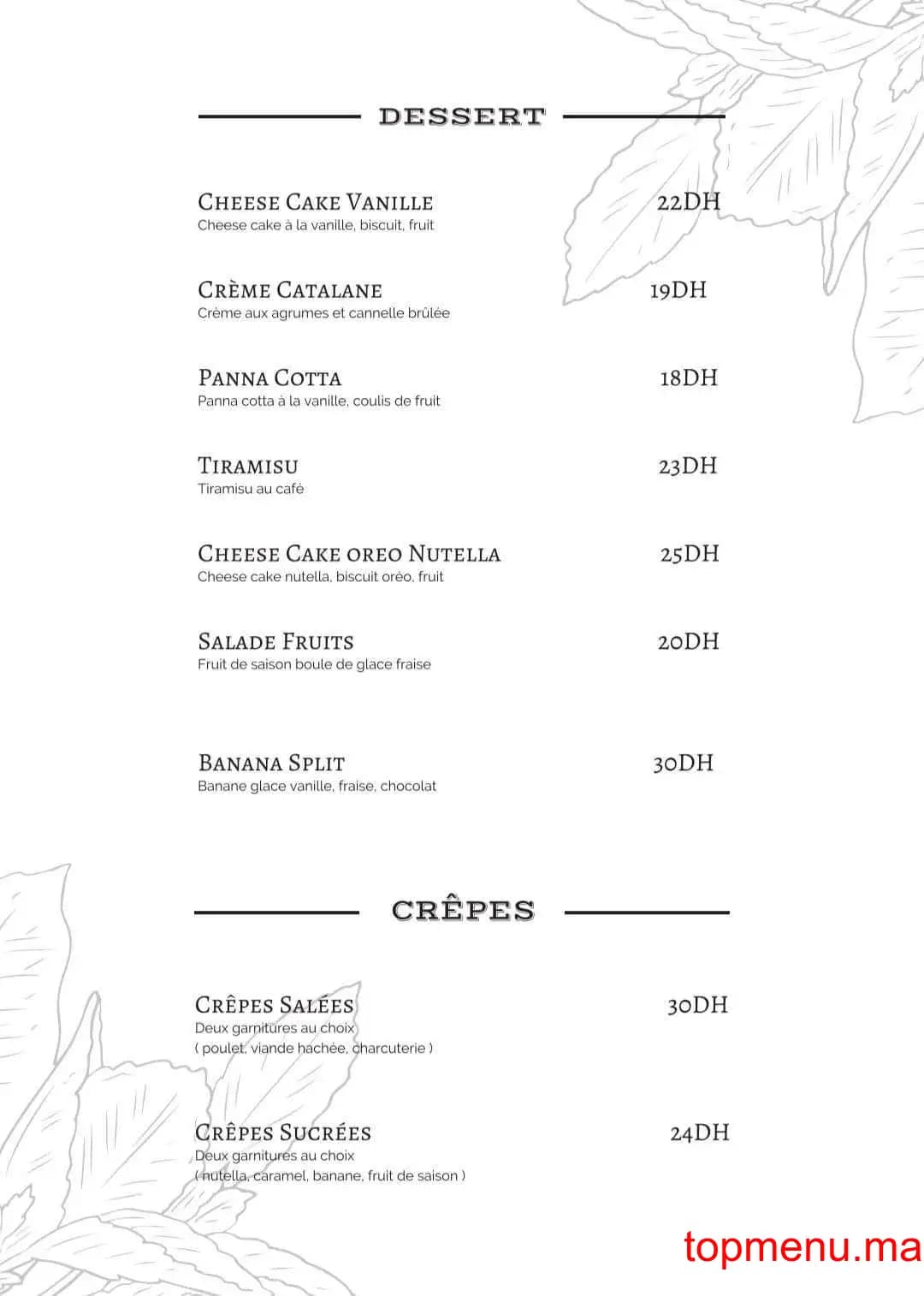 Restaurant Restaurant la signature menu page 8 Restaurant la signature menu page 8