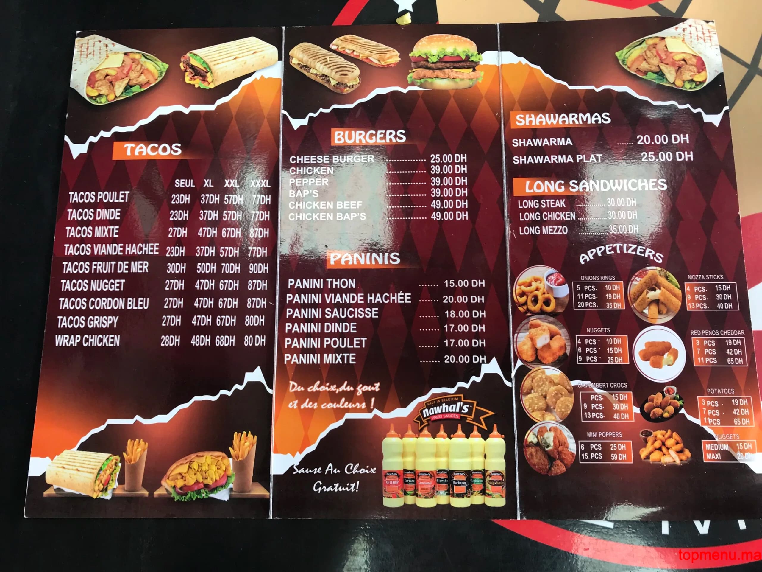 Restaurant Tacos Twenty One menu page 2 Tacos Twenty One menu page 2