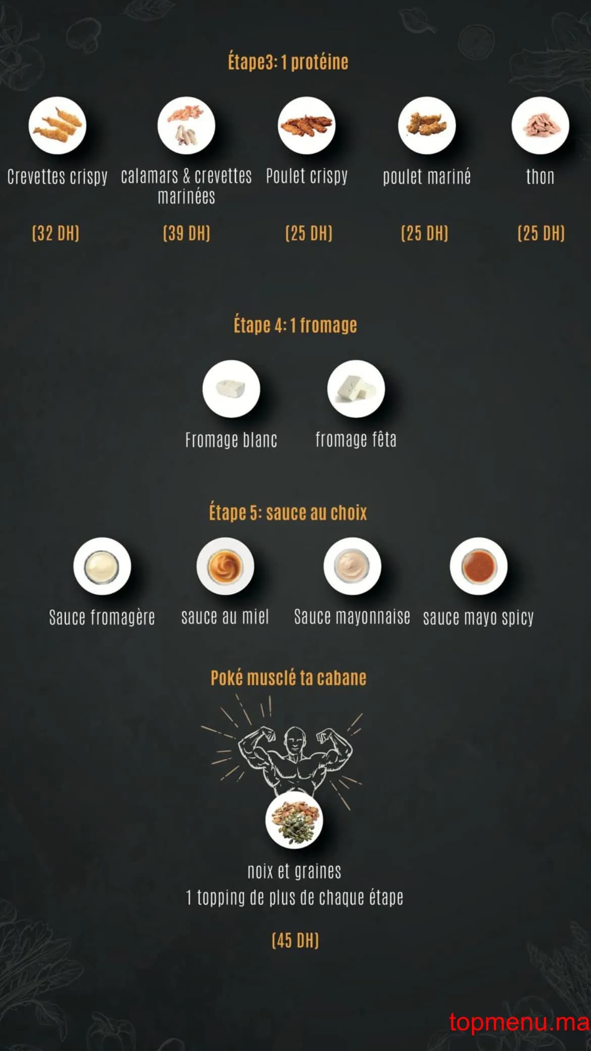 Restaurant Ta Cabane menu page 4 Ta Cabane menu page 4