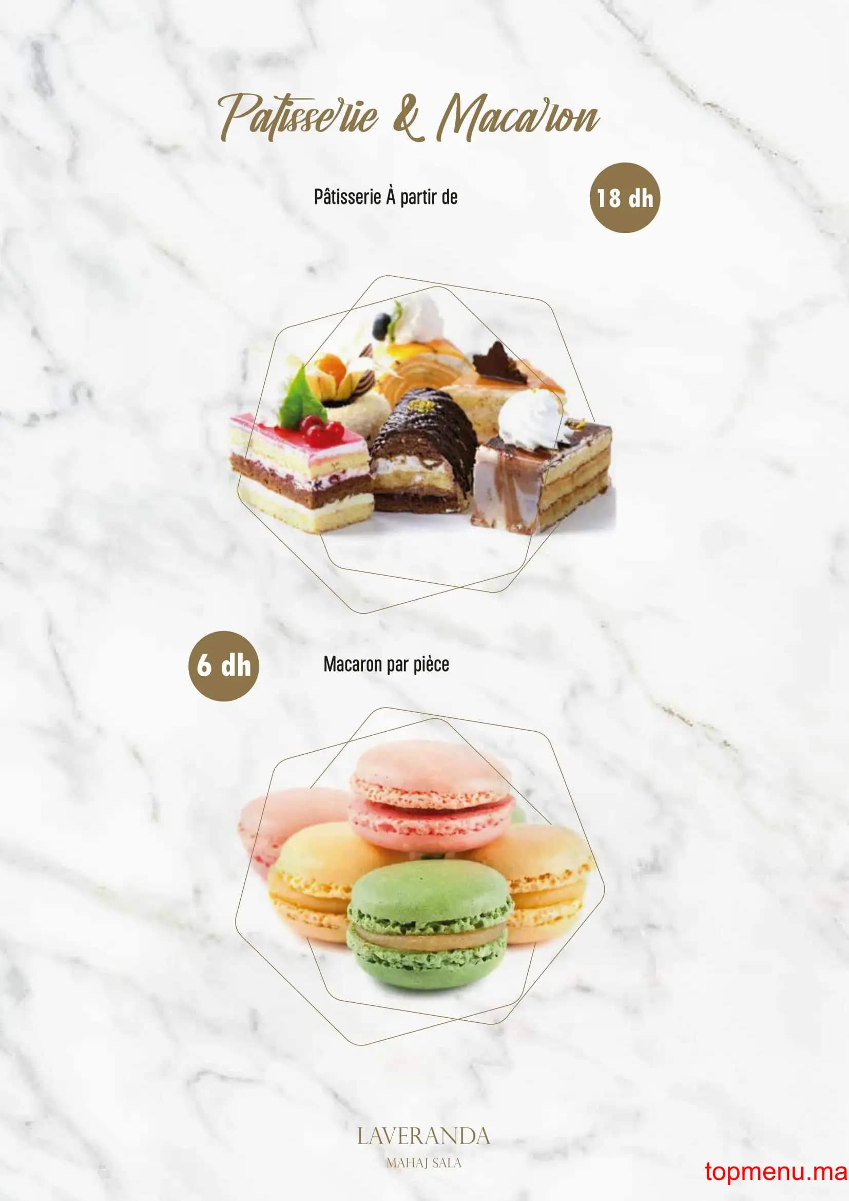 Restaurant LAVERANDA menu page 14 LAVERANDA menu page 14