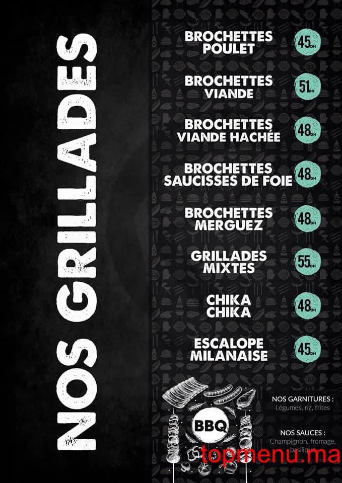 Restaurant Tarbouche Grill & Juice menu page 7 Tarbouche Grill & Juice menu page 7