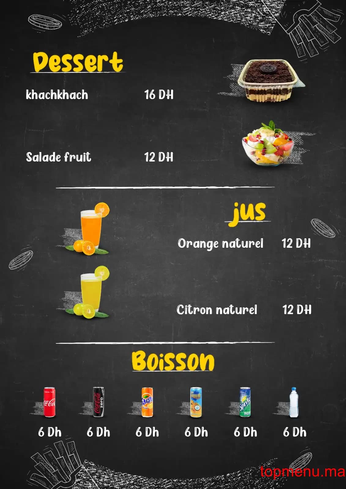 Restaurant Tacos Lhanchi menu page 4 Tacos Lhanchi menu page 4