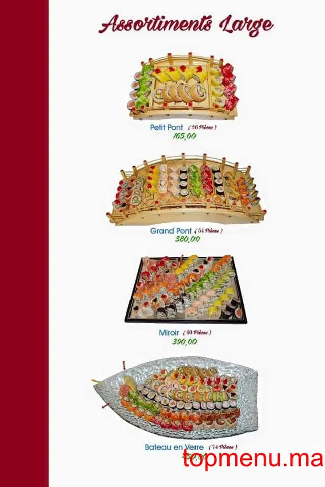 Restaurant Sushi Arij menu page 5 Sushi Arij menu page 5