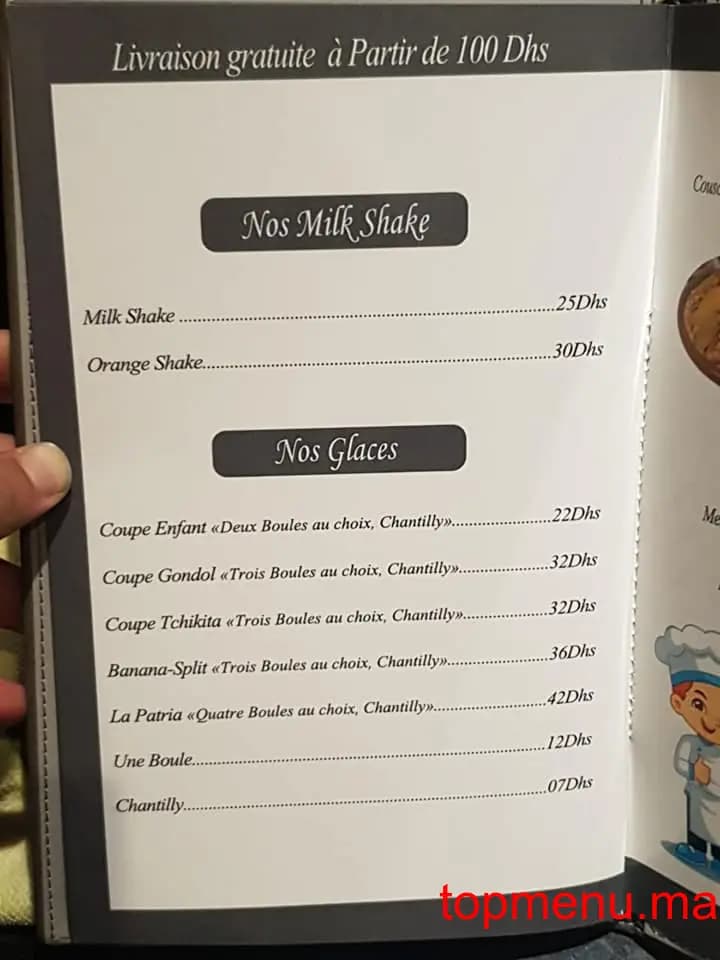 Restaurant La Patria menu page 2 La Patria menu page 2