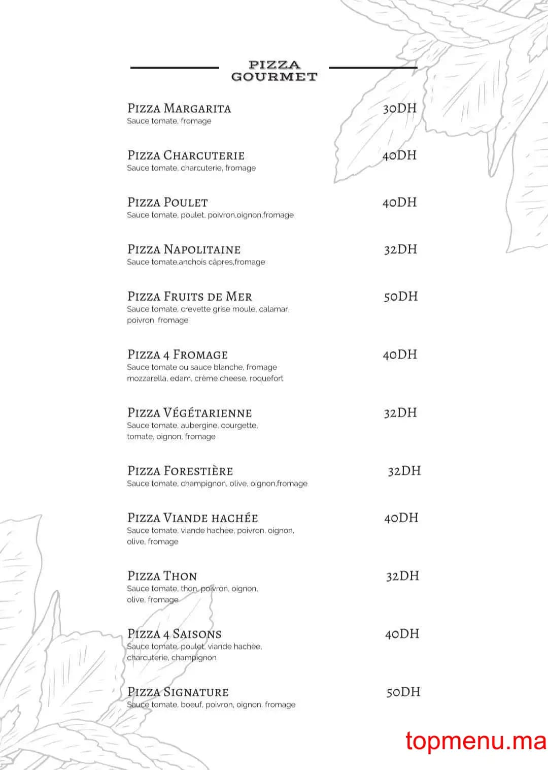 Restaurant Restaurant la signature menu page 4 Restaurant la signature menu page 4