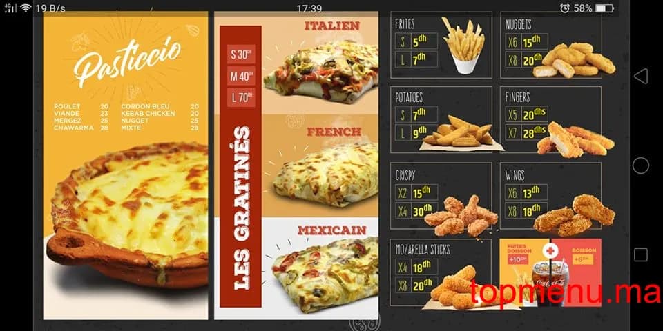 Restaurant Royal Tacos menu page 1 Royal Tacos menu page 1