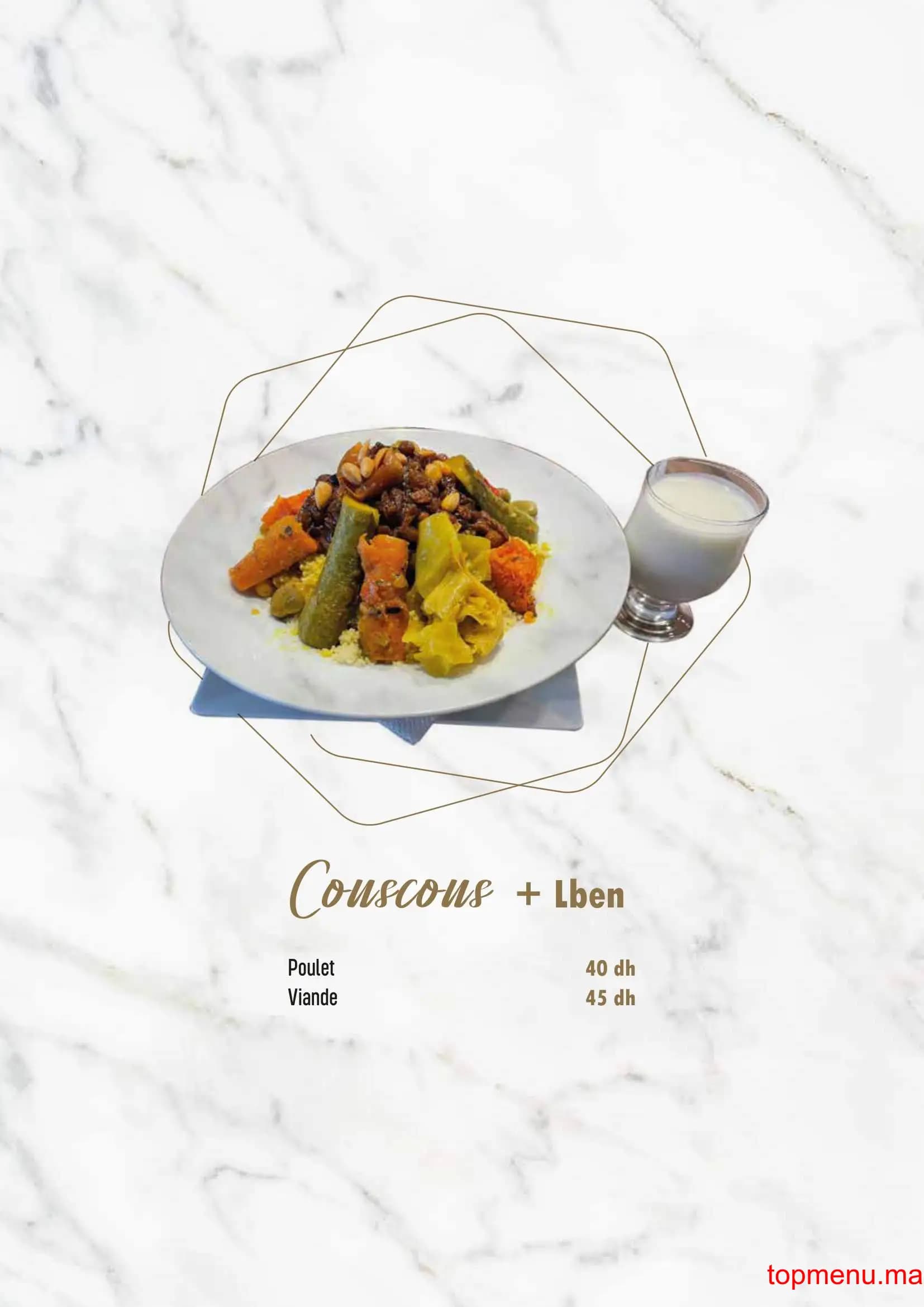 Restaurant LAVERANDA menu page 1 LAVERANDA menu page 1