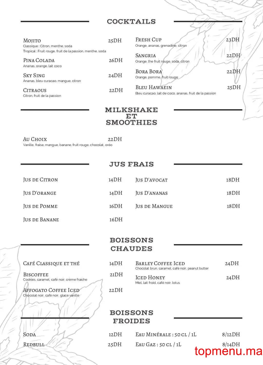 Restaurant Restaurant la signature menu page 6 Restaurant la signature menu page 6