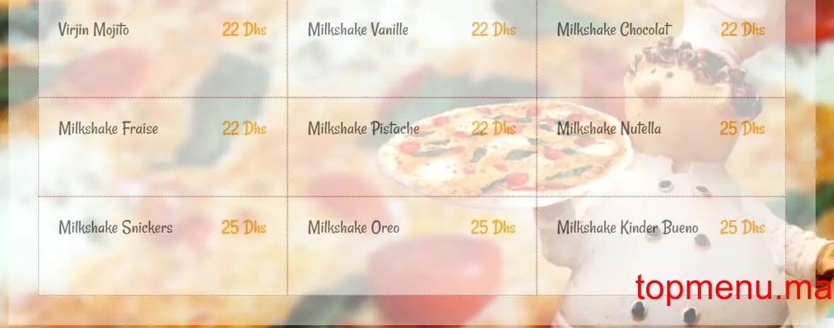 مطعم Mozzarino قائمة الطعام page 9 Mozzarino قائمة الطعام page 9