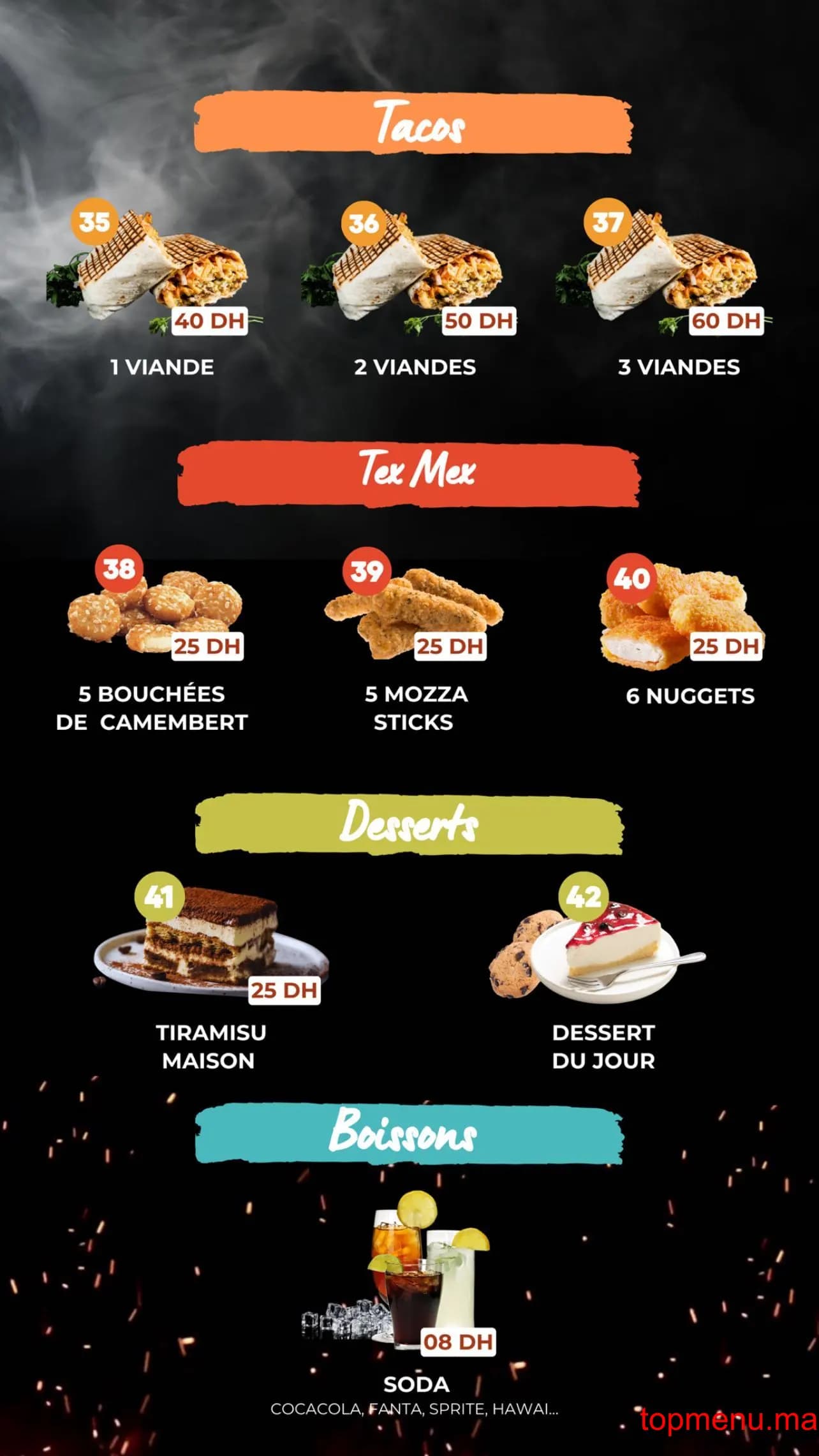 Restaurant Family pizza menu page 5 Family pizza menu page 5