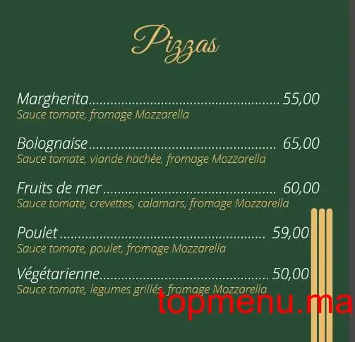 Restaurant Villa Carleton menu page 3 Villa Carleton menu page 3