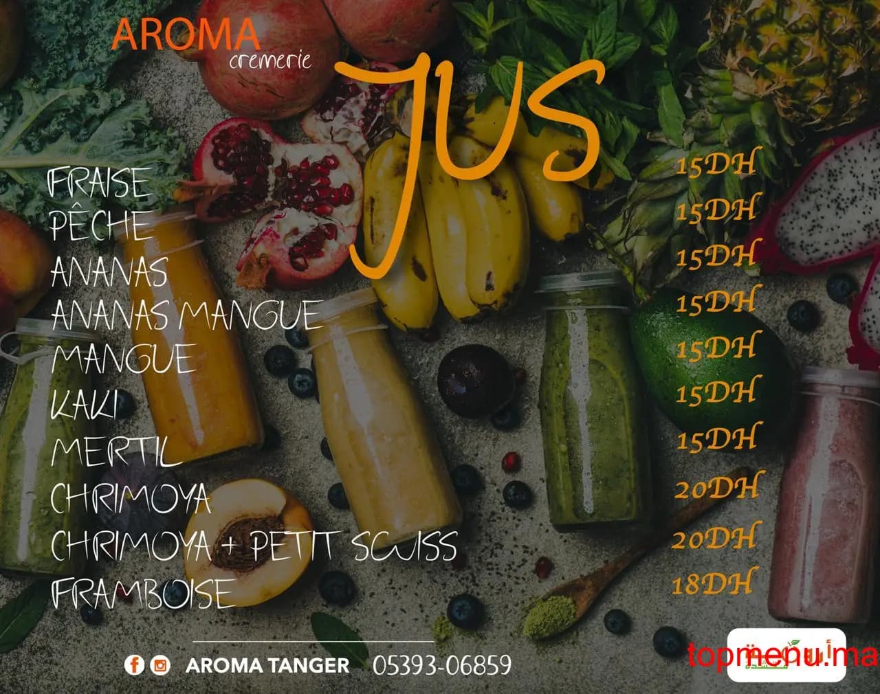 Restaurant Aroma Tanger menu page 11 Aroma Tanger menu page 11