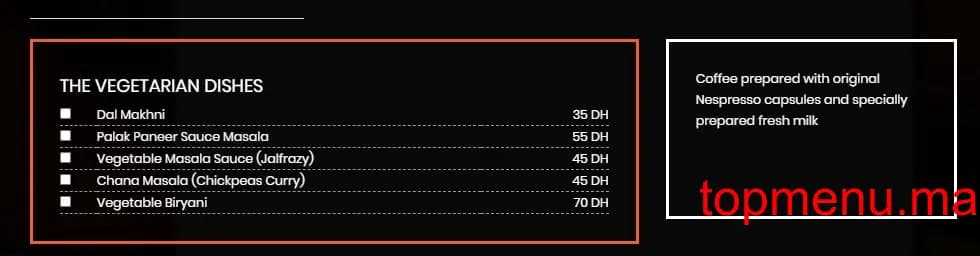 Restaurant Sarayah Food menu page 5 Sarayah Food menu page 5