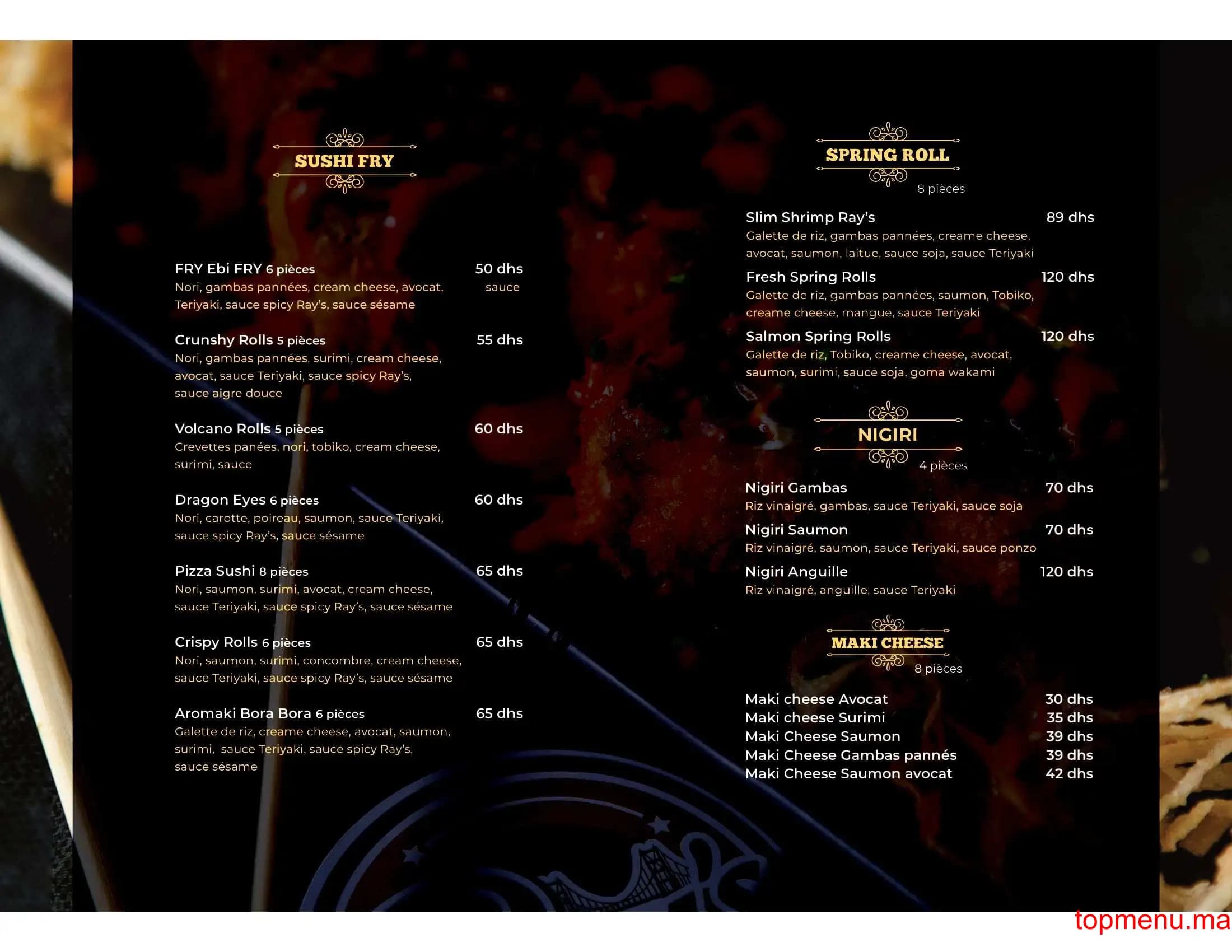 Restaurant Ray’s San Francisco menu page 14 Ray’s San Francisco menu page 14