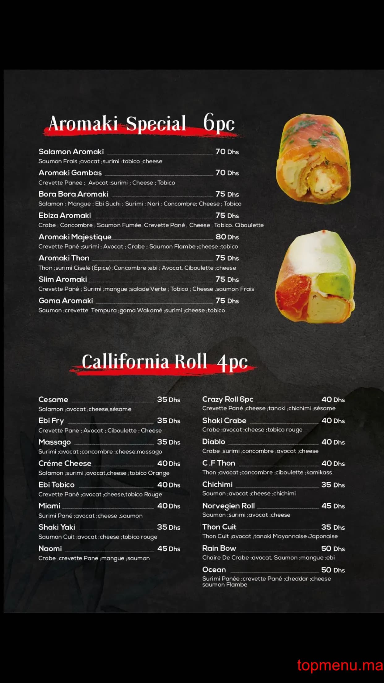 Restaurant Tong Thai menu page 9 Tong Thai menu page 9