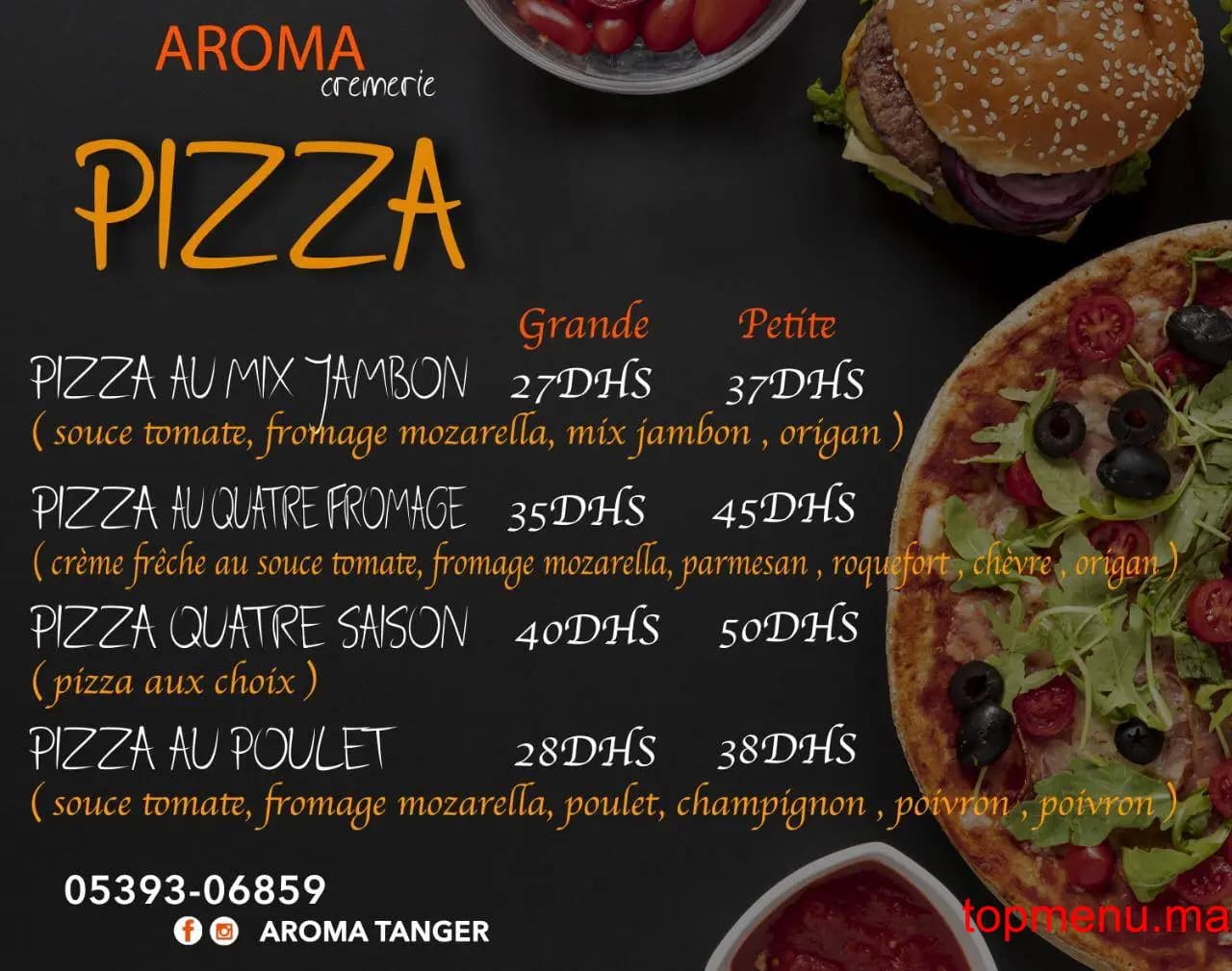 Restaurant Aroma Tanger menu page 5 Aroma Tanger menu page 5