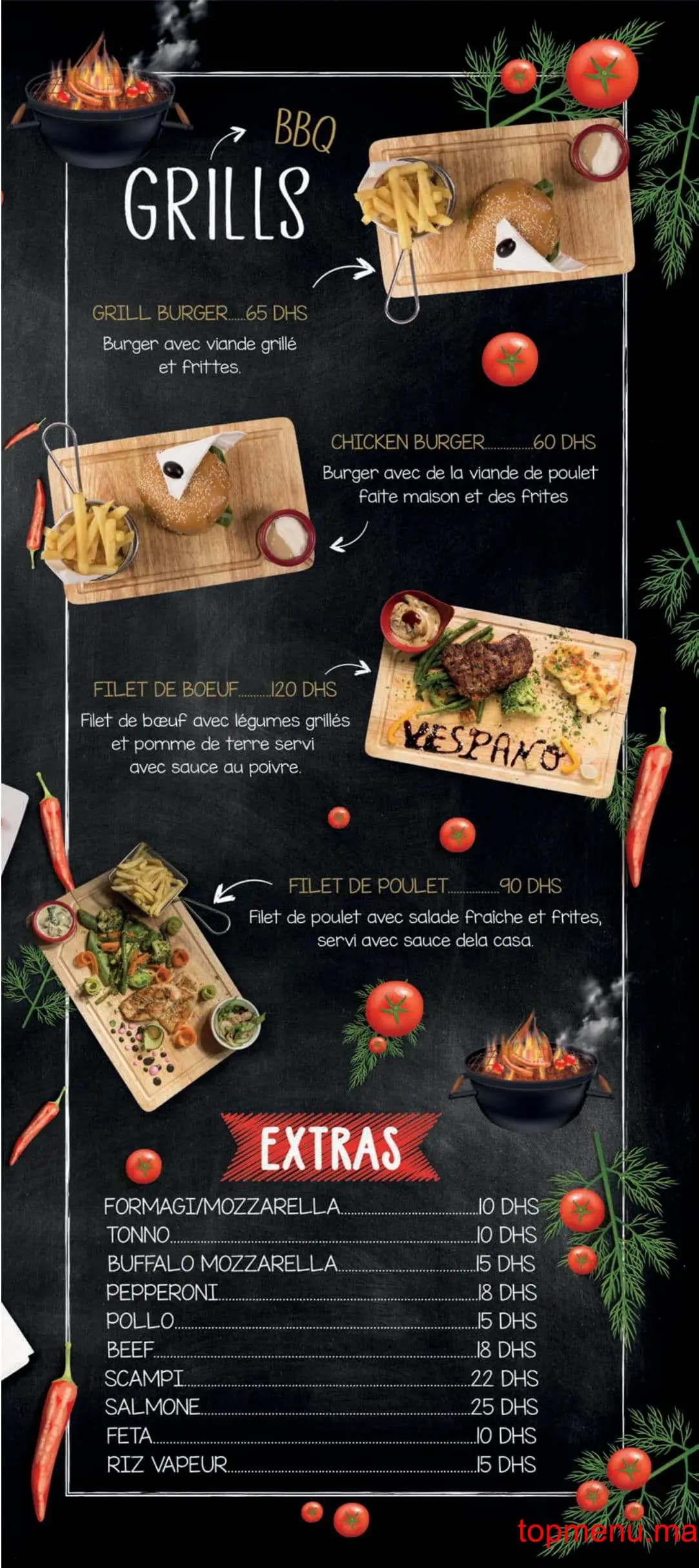 Restaurant Vespano Food Place menu page 13 Vespano Food Place menu page 13