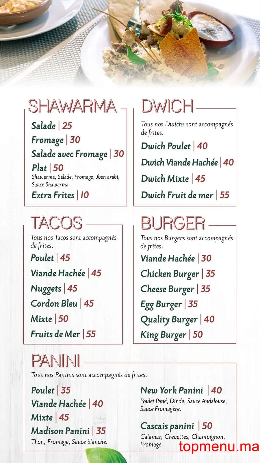 Restaurant Antico Forno menu page 5 Antico Forno menu page 5