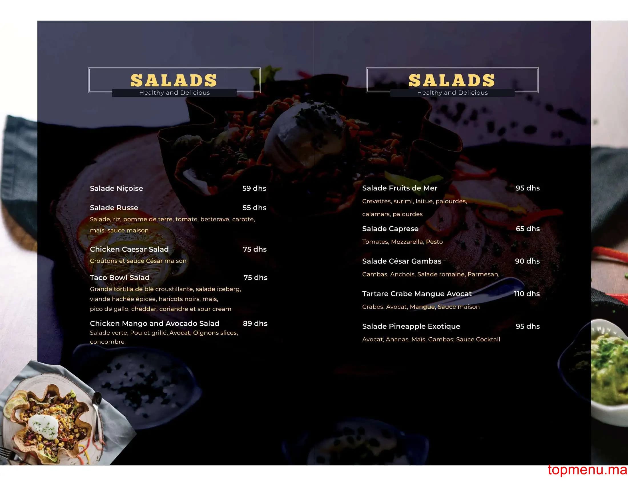 Restaurant Ray’s San Francisco menu page 5 Ray’s San Francisco menu page 5