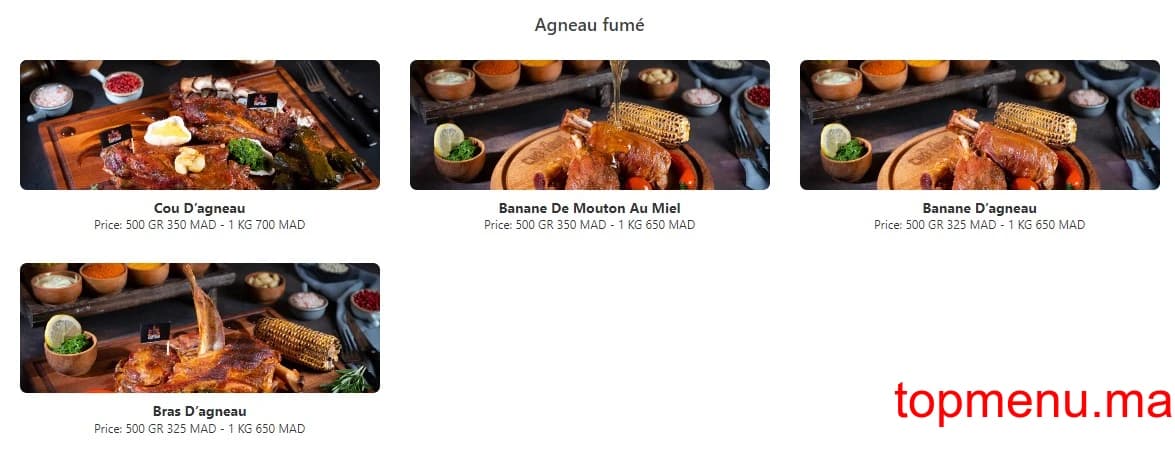 Restaurant Chef Yusuf by Faruk menu page 2 Chef Yusuf by Faruk menu page 2