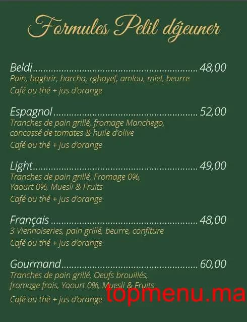 Restaurant Villa Carleton menu page 1 Villa Carleton menu page 1