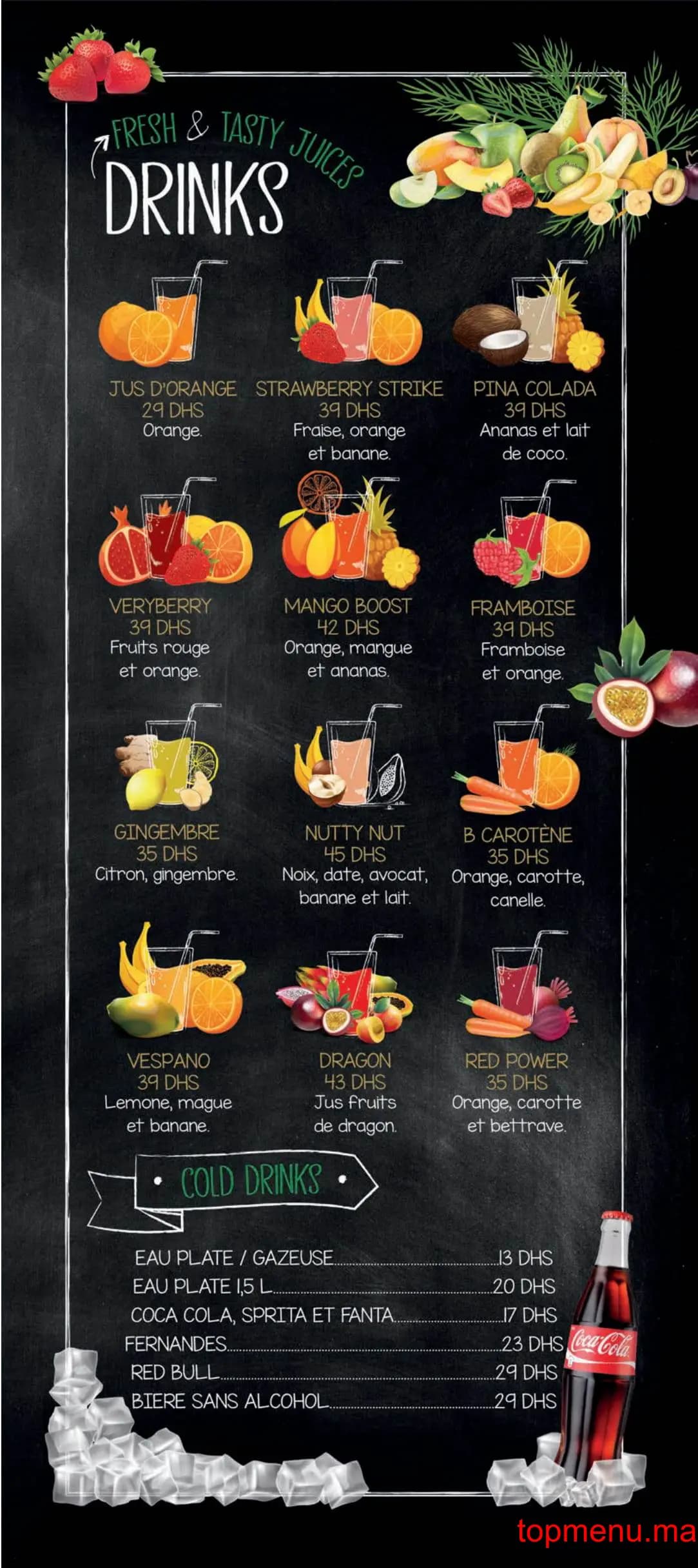 Restaurant Vespano Food Place menu page 2 Vespano Food Place menu page 2