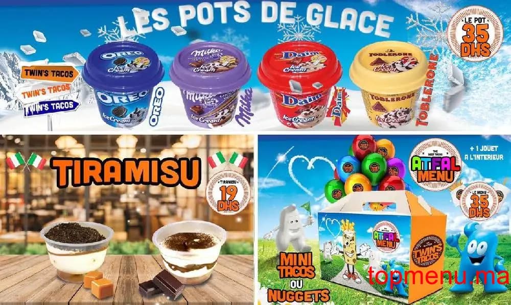 Restaurant Twin’s Tacos menu page 5 Twin’s Tacos menu page 5