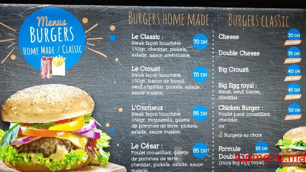 Restaurant O’croustimed menu page 3 O’croustimed menu page 3