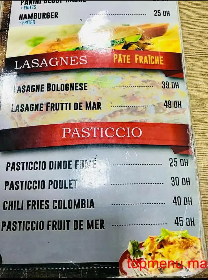 Restaurant Caravaggio menu page 1 Caravaggio menu page 1