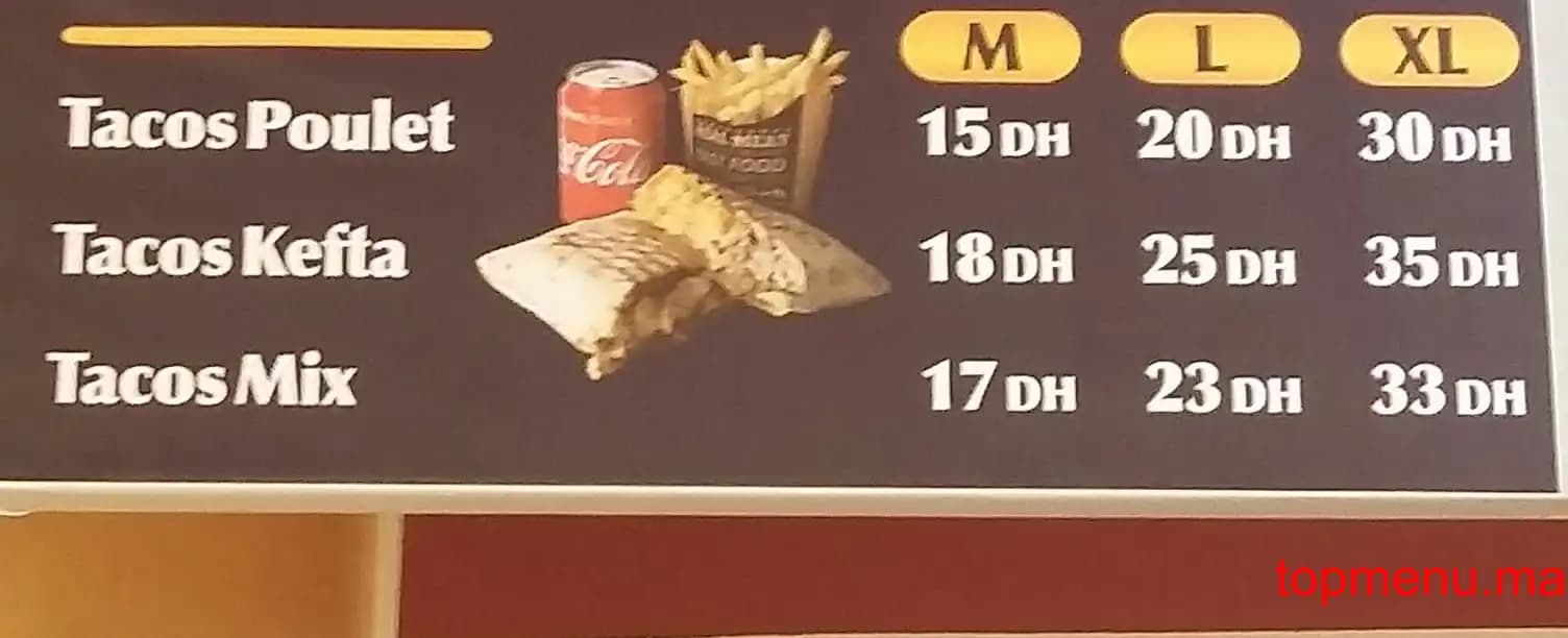 Restaurant Happy Food menu page 2 Happy Food menu page 2