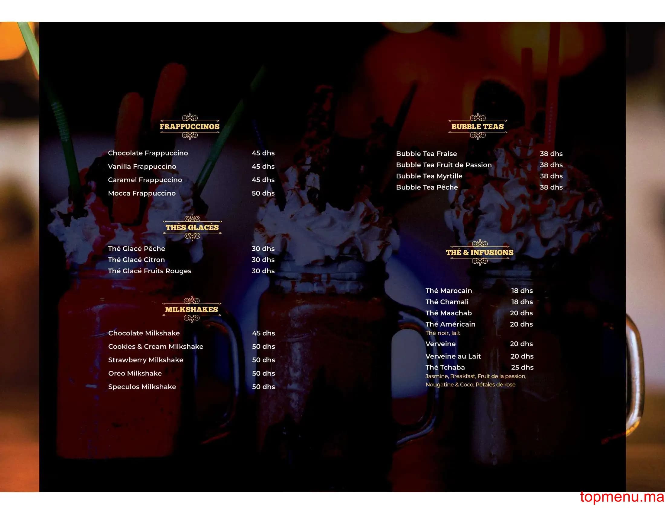 Restaurant Ray’s San Francisco menu page 20 Ray’s San Francisco menu page 20