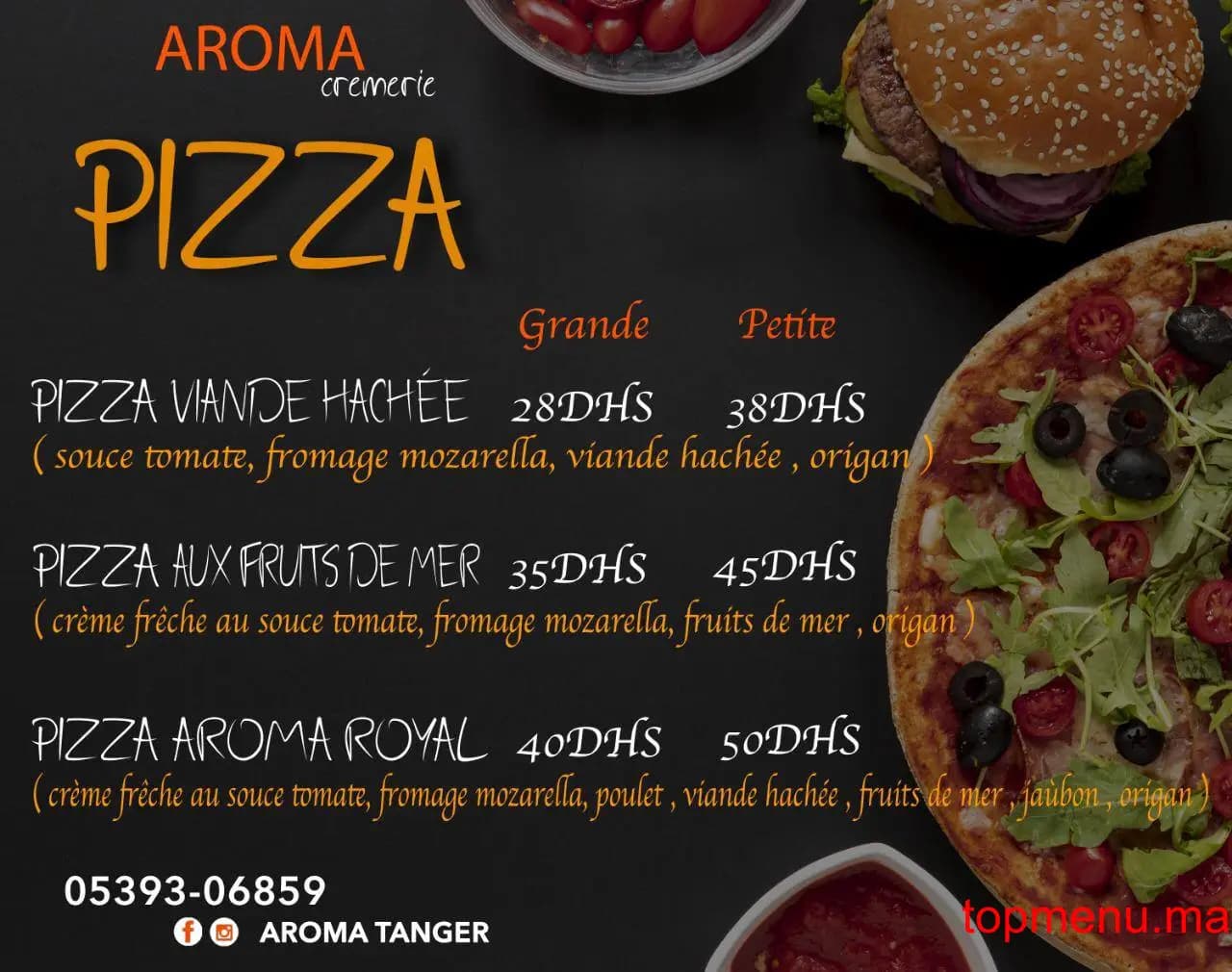 Restaurant Aroma Tanger menu page 9 Aroma Tanger menu page 9