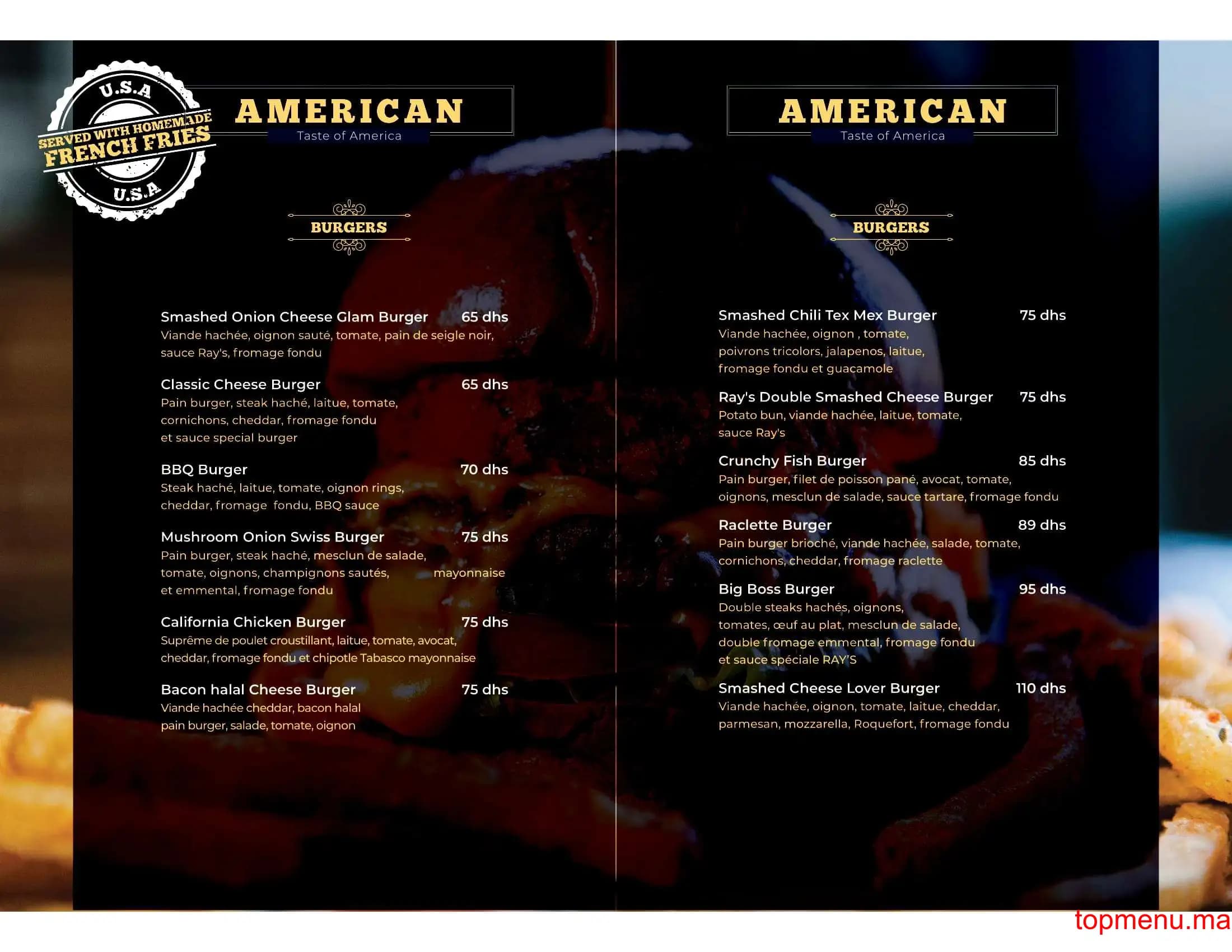 Restaurant Ray’s San Francisco menu page 10 Ray’s San Francisco menu page 10