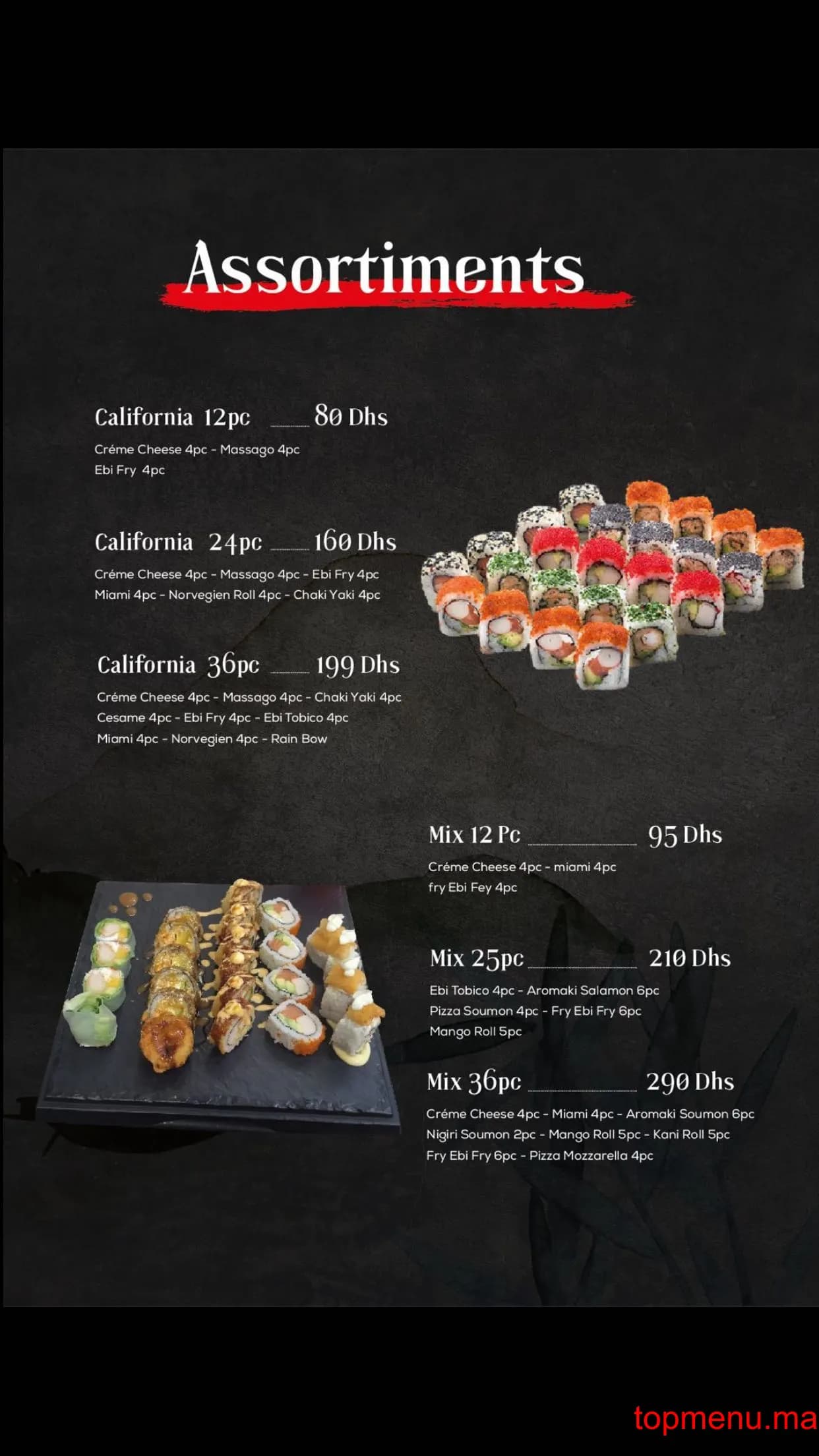 Restaurant Tong Thai menu page 12 Tong Thai menu page 12