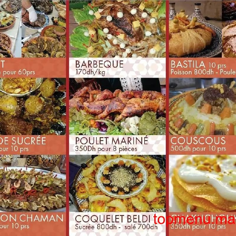 Restaurant Dar Tanjia menu page 2 Dar Tanjia menu page 2