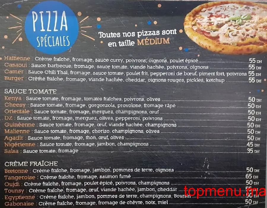 Restaurant O’croustimed menu page 1 O’croustimed menu page 1