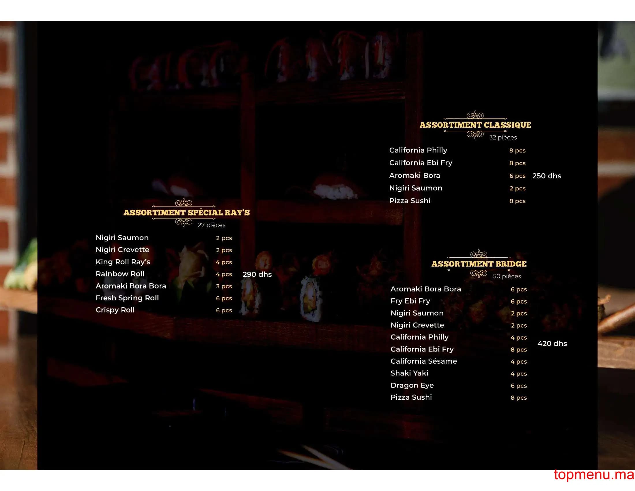 Restaurant Ray’s San Francisco menu page 16 Ray’s San Francisco menu page 16