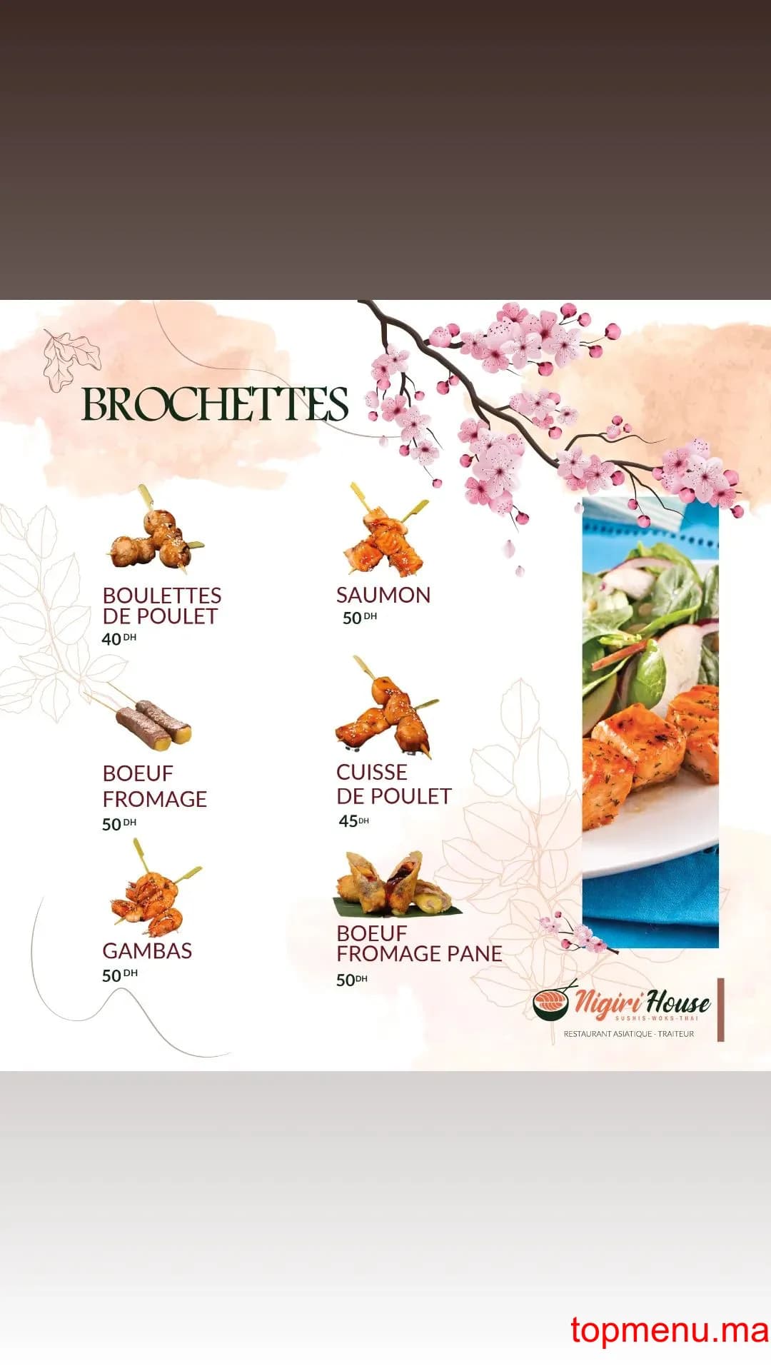 Restaurant Nigiri House menu page 18 Nigiri House menu page 18