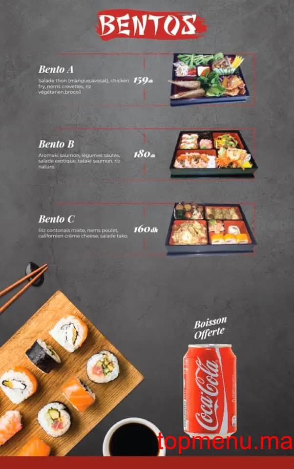 Restaurant Casa Sushi menu page 11 Casa Sushi menu page 11