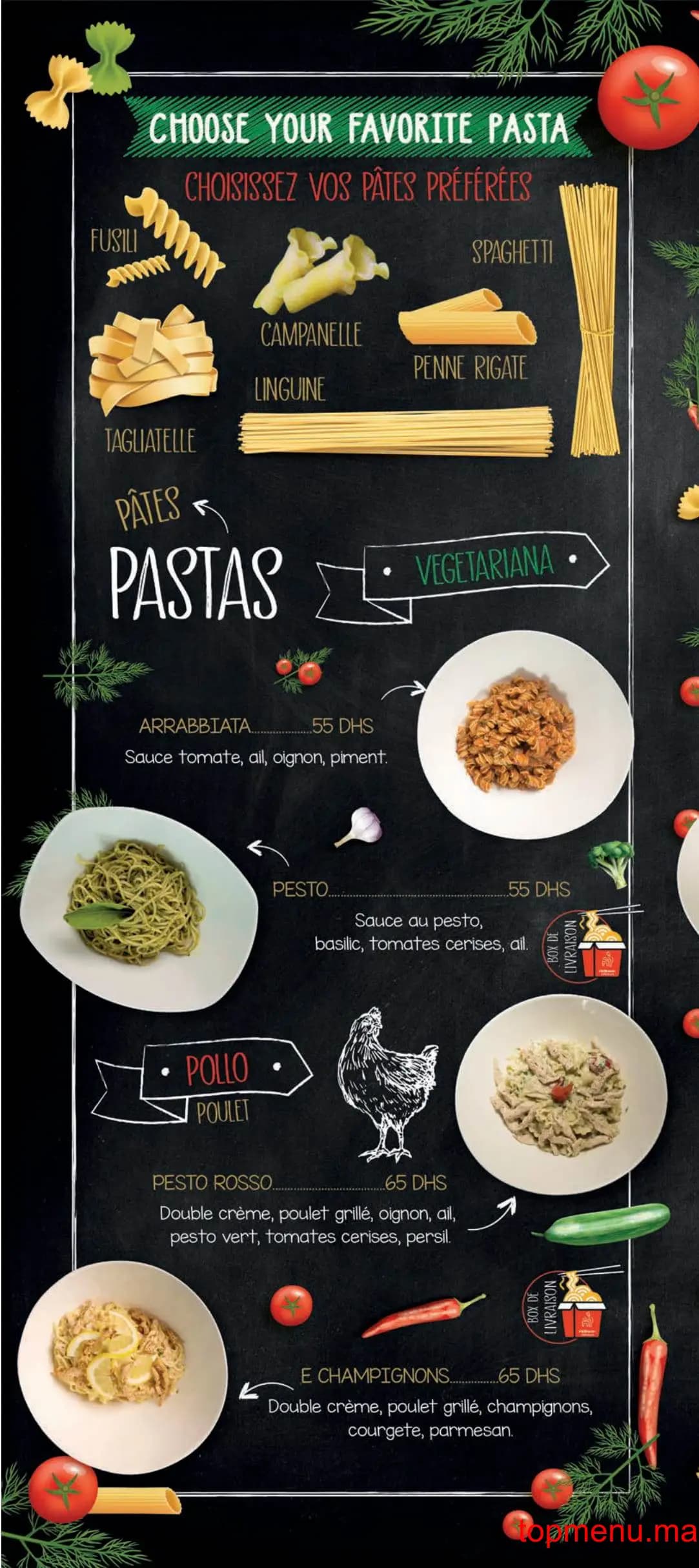 Restaurant Vespano Food Place menu page 6 Vespano Food Place menu page 6