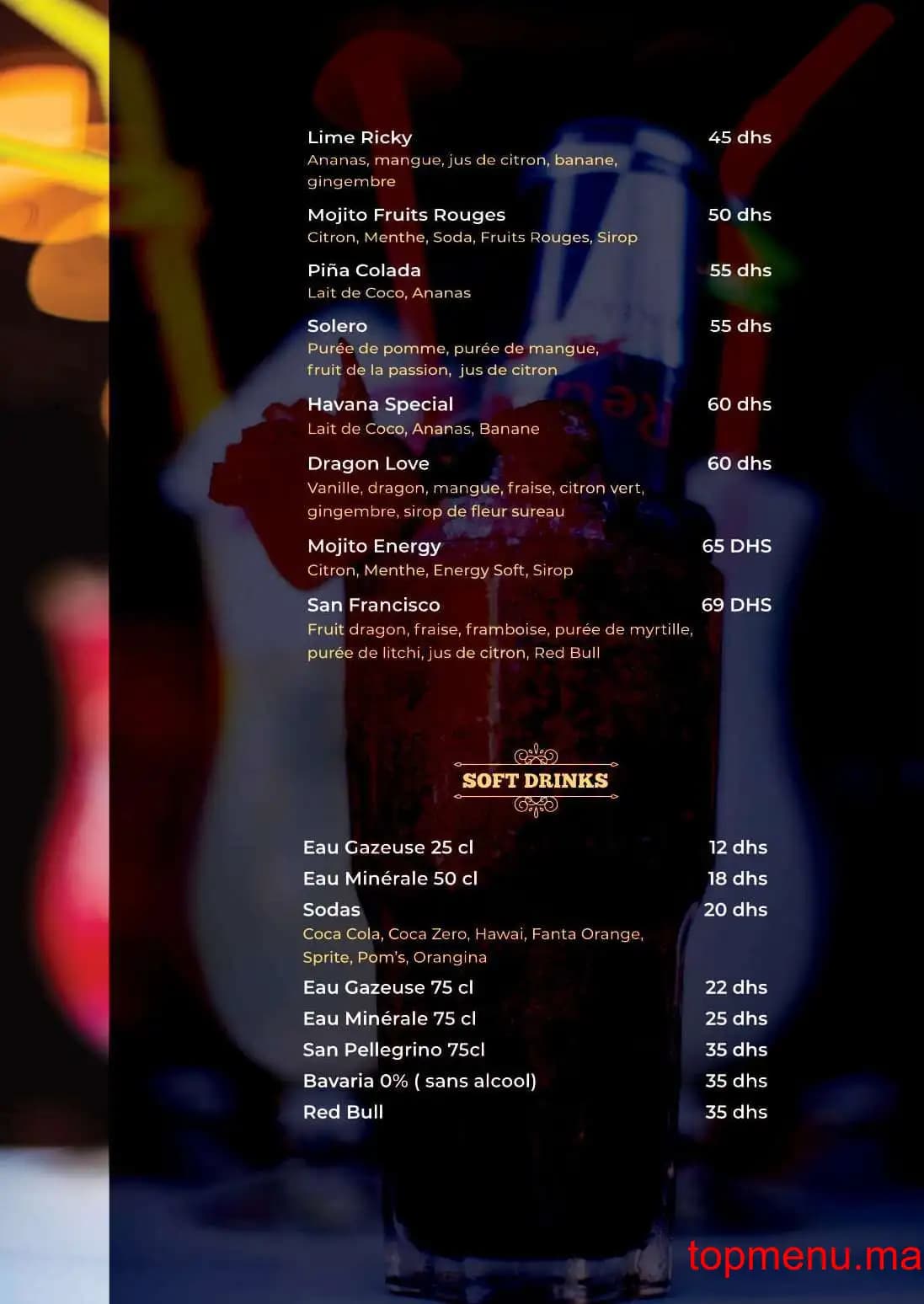 Restaurant Ray’s San Francisco menu page 22 Ray’s San Francisco menu page 22