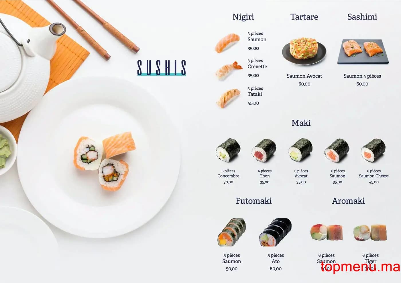 Restaurant Amira Beach menu page 4 Amira Beach menu page 4